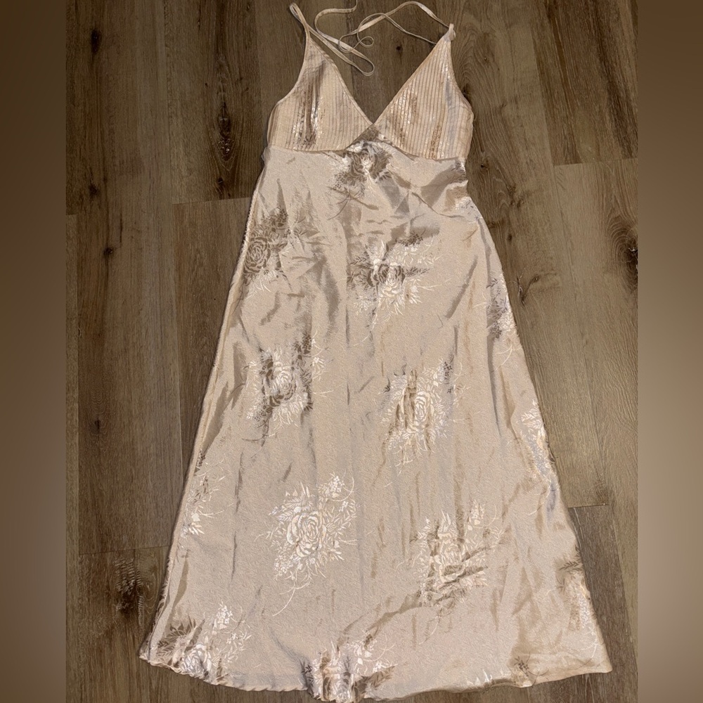 American Threads silky floral dress